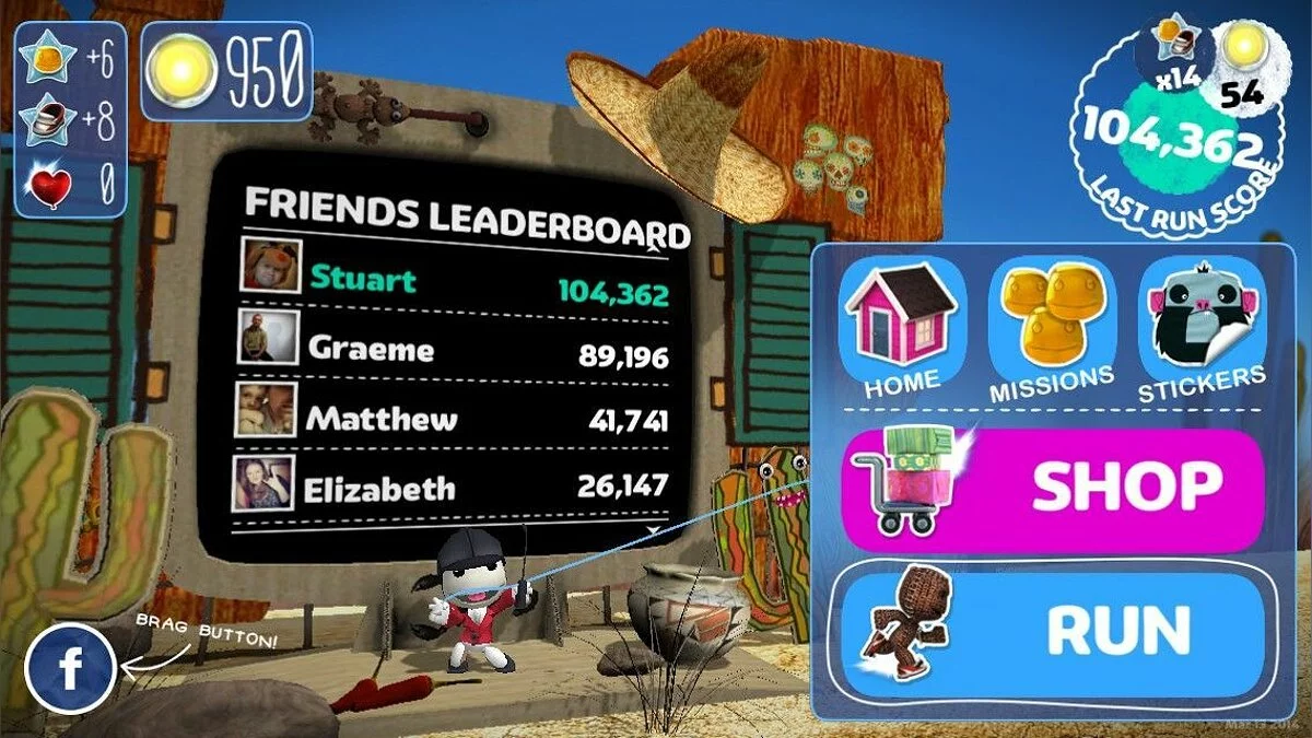 Скриншот из игры Run SackBoy! Run! - 7