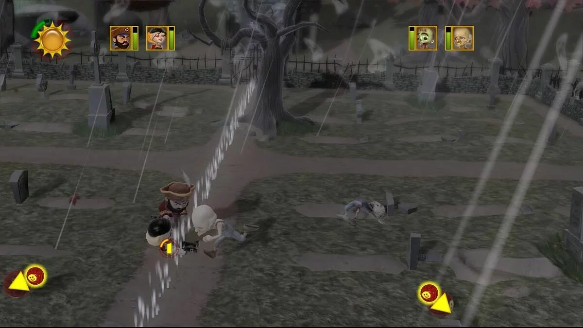 Скриншот из игры Pirates vs. Ninjas Dodgeball - 3