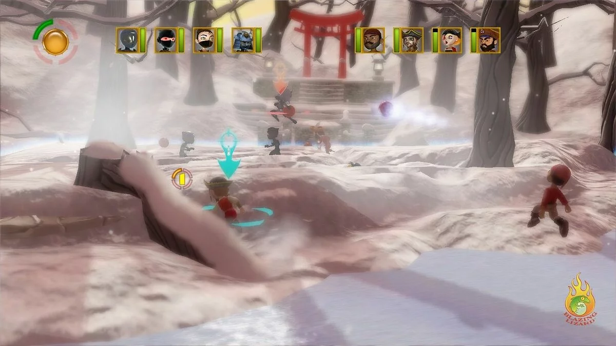 Скриншот из игры Pirates vs. Ninjas Dodgeball - 8