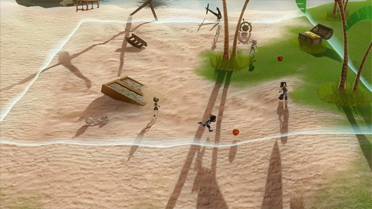 Скриншот из игры Pirates vs. Ninjas Dodgeball - 6