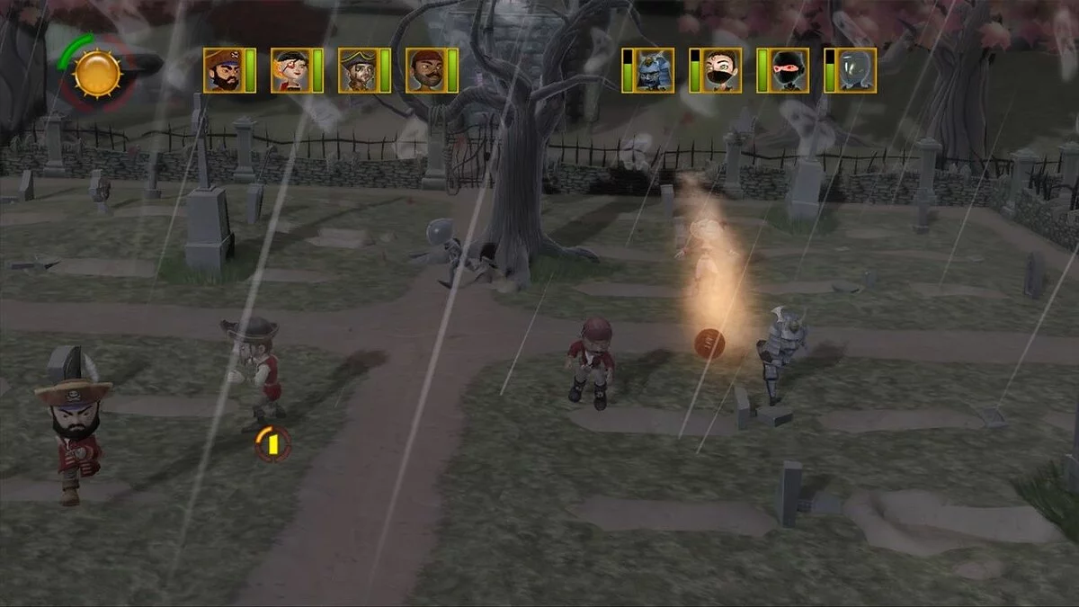 Скриншот из игры Pirates vs. Ninjas Dodgeball - 10