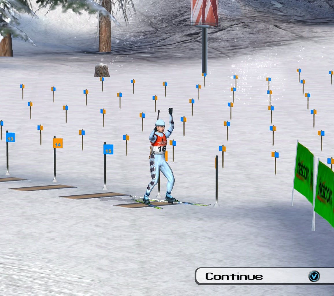 Скриншот из игры Biathlon Champion 2007 - 3