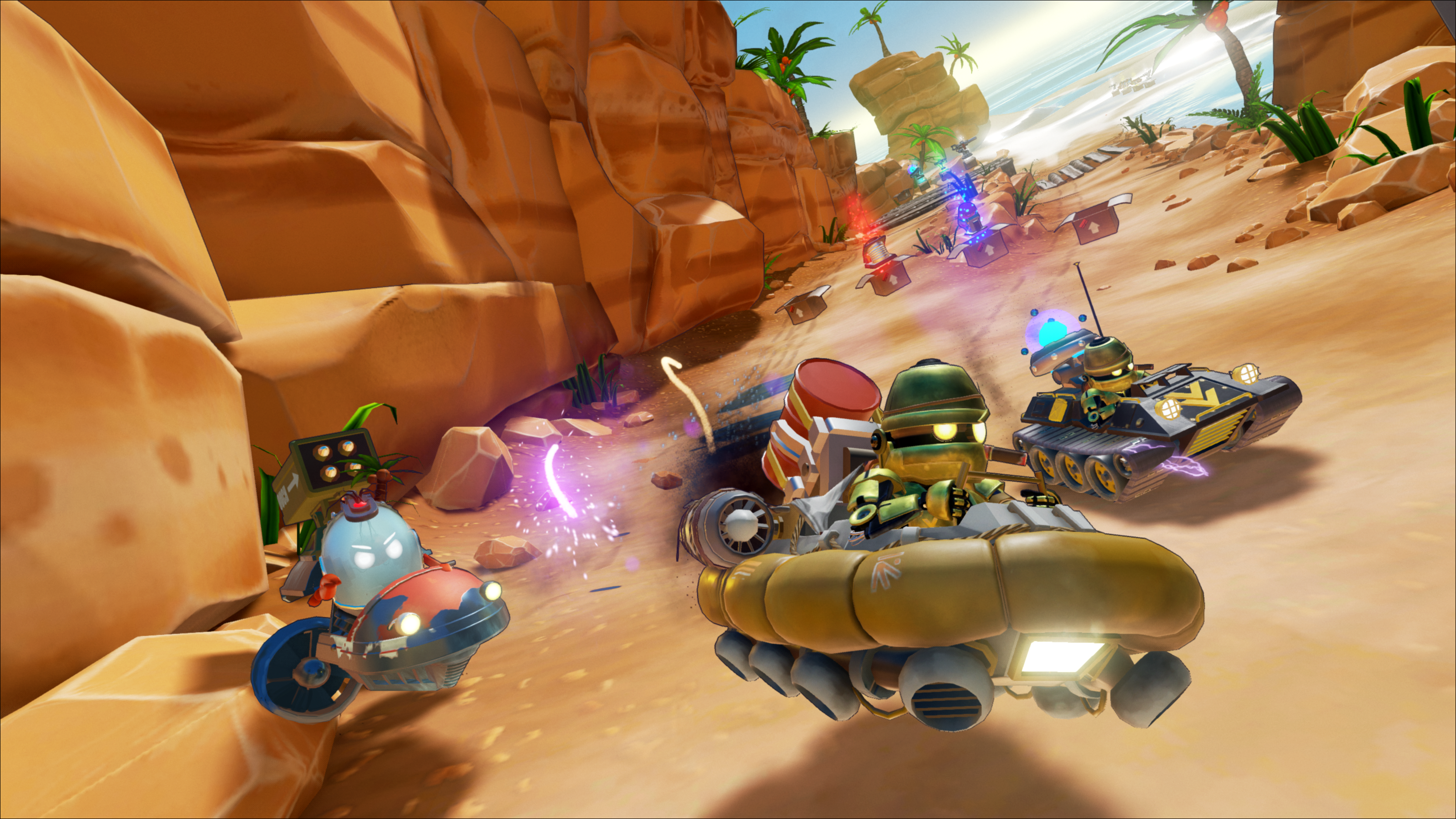 Скриншот из игры Space Dust Racers - 3