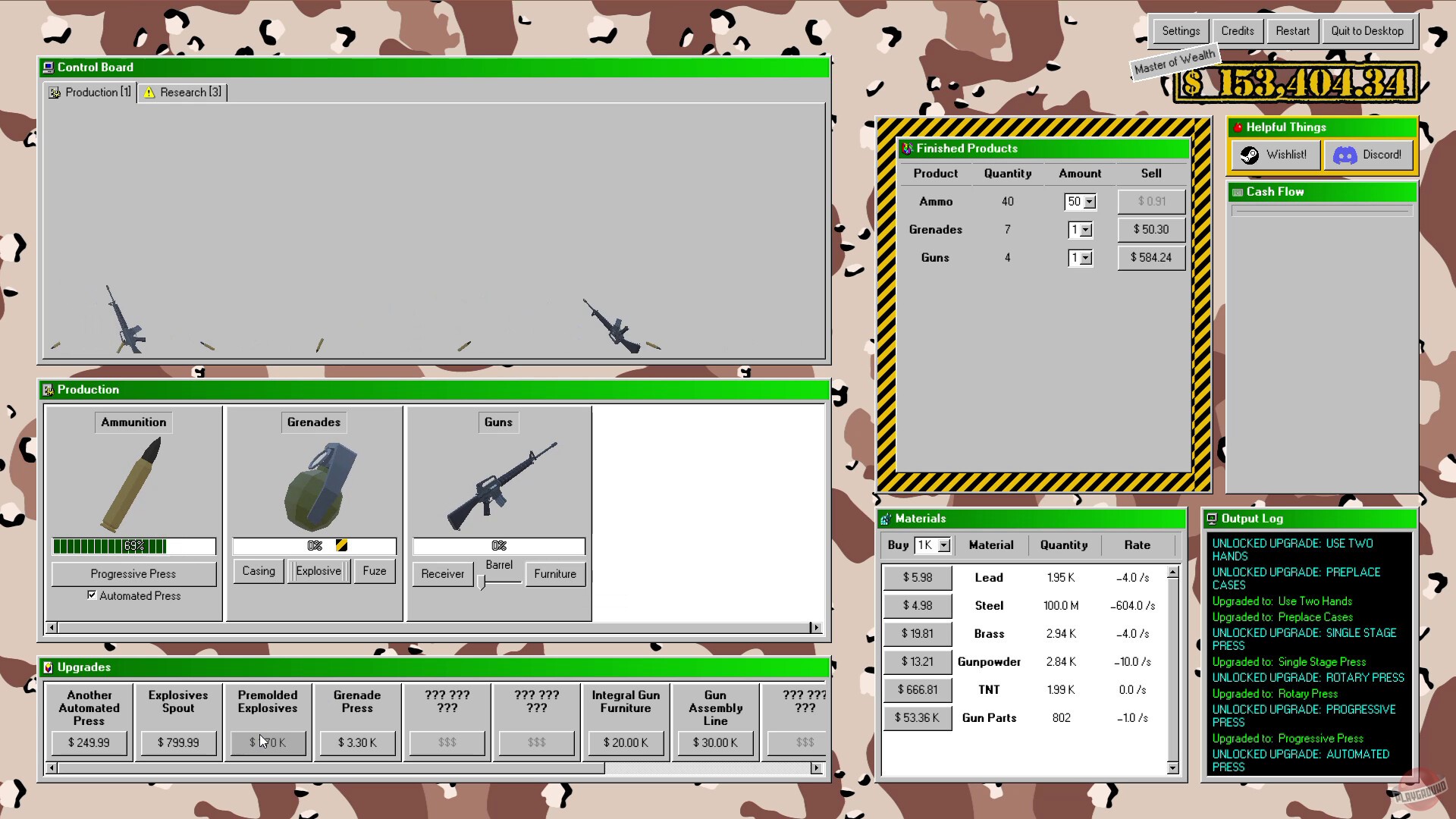 Скриншот из игры Military Incremental Complex - 6