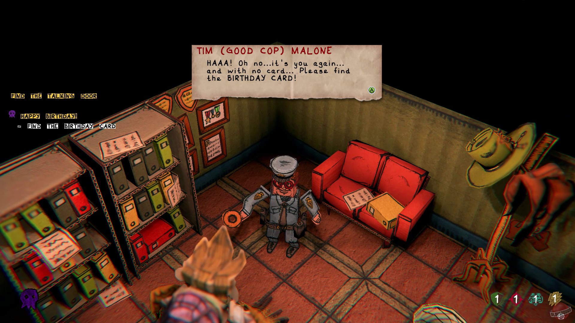 Скриншот из игры Paper Cut Mansion - 7