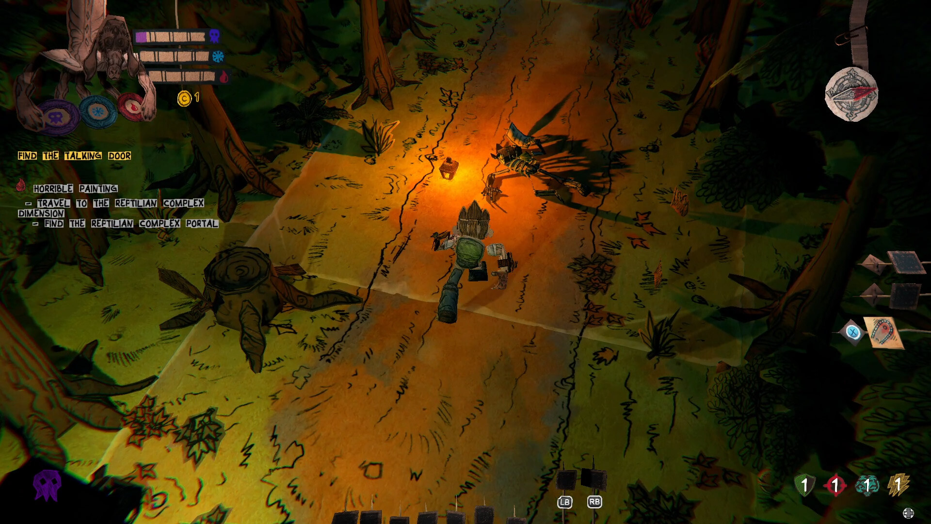 Скриншот из игры Paper Cut Mansion - 34