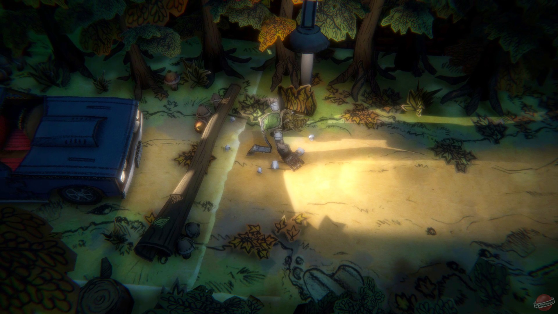 Скриншот из игры Paper Cut Mansion - 29