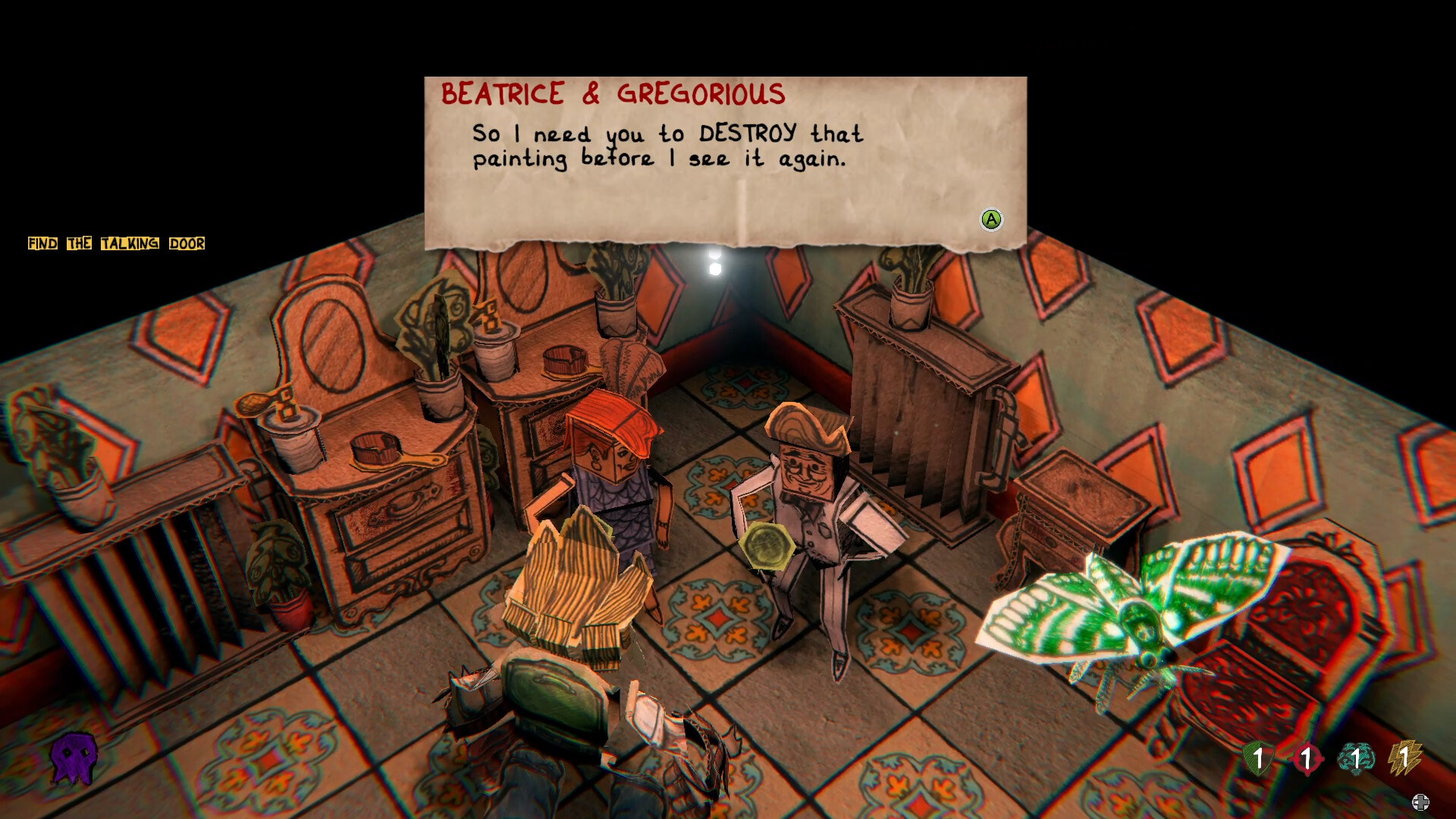 Скриншот из игры Paper Cut Mansion - 22