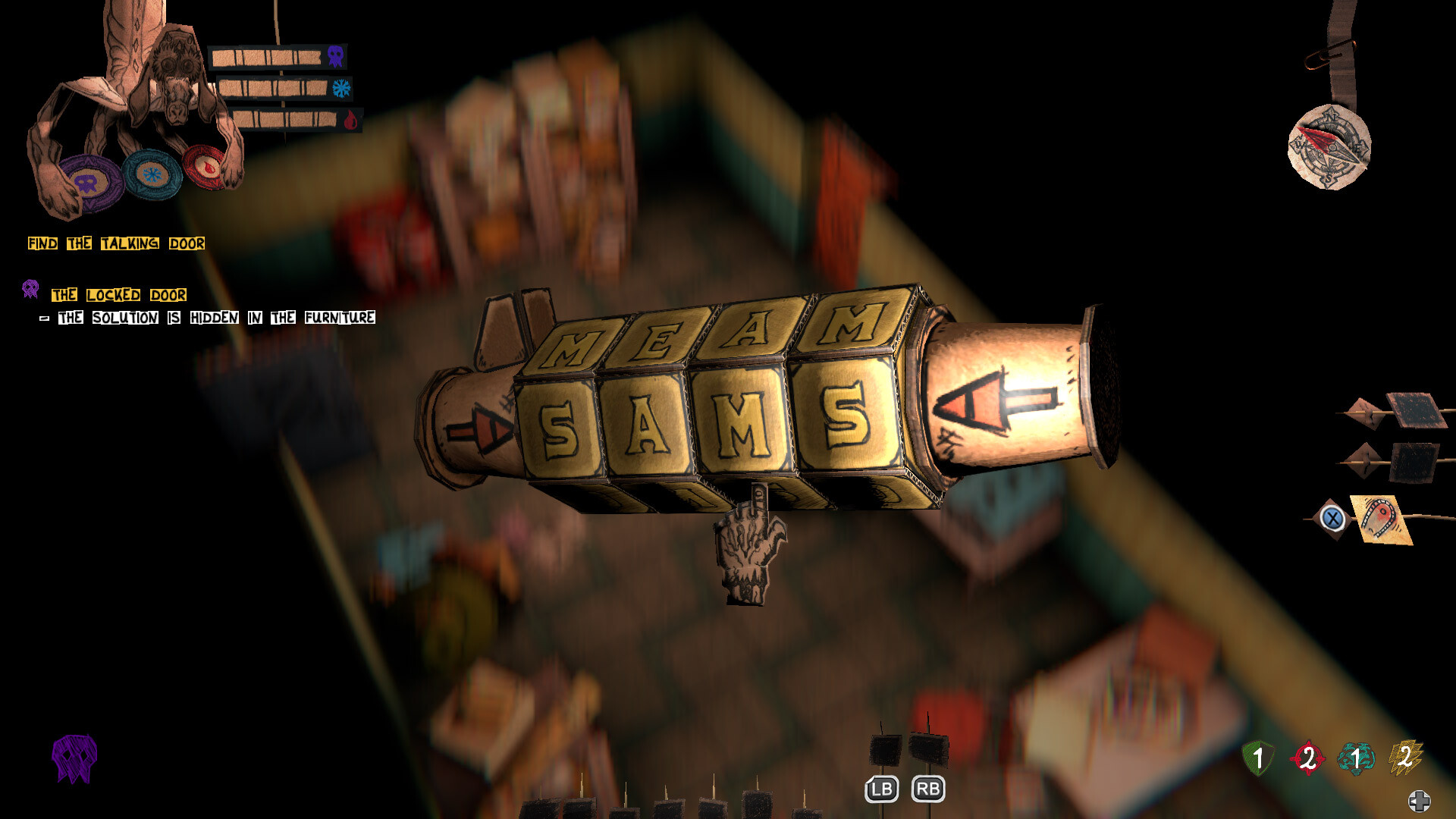 Скриншот из игры Paper Cut Mansion - 4