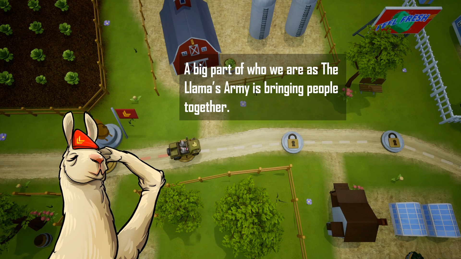 Скриншот из игры Propaganda Llama - 1