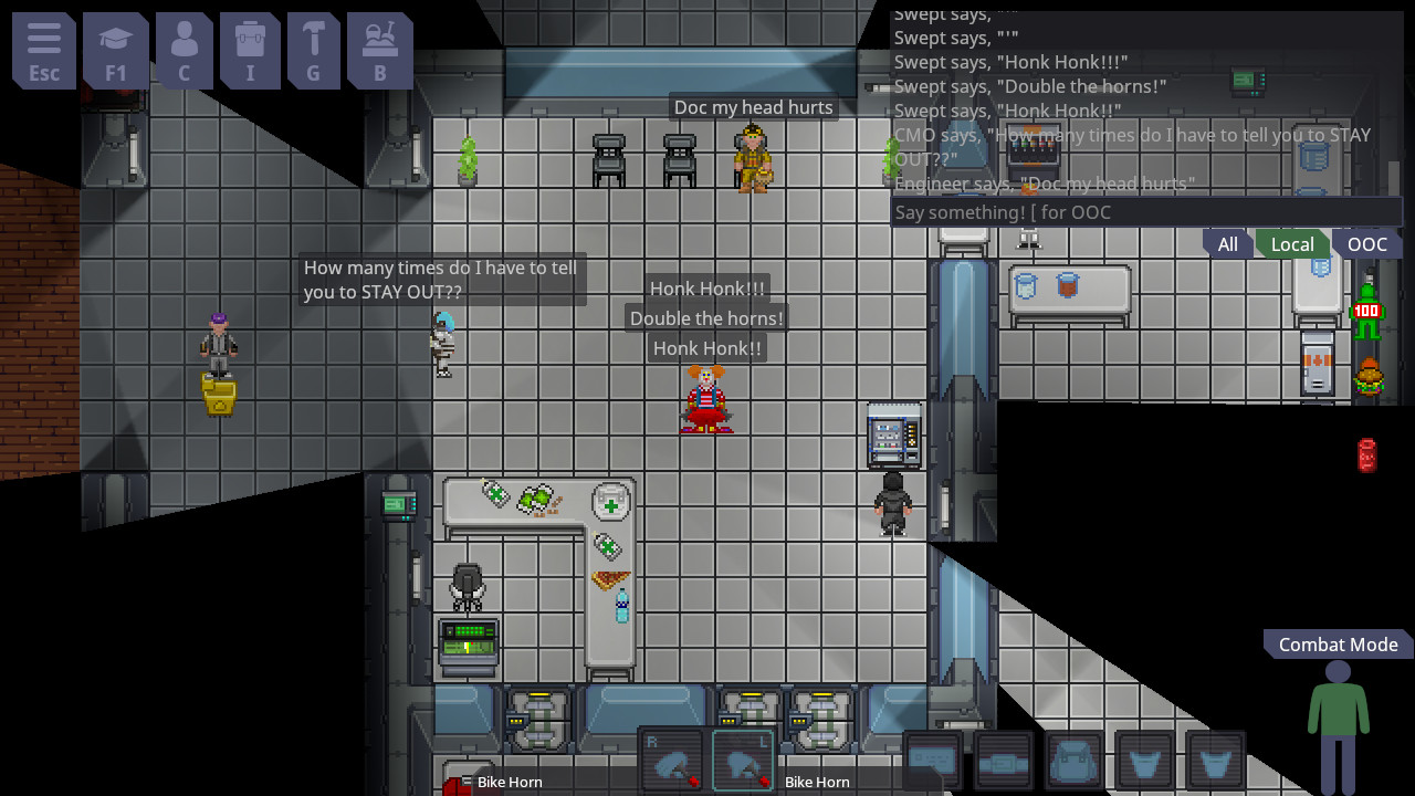 Скриншот из игры Space Station 14 - 1