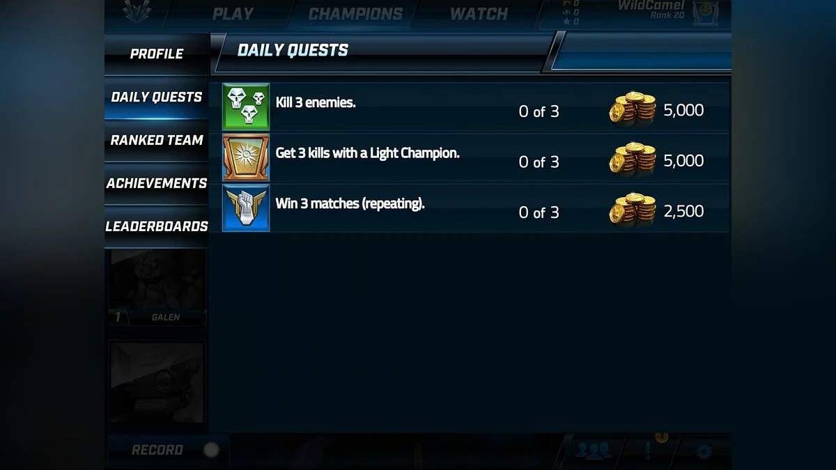 Скриншот из игры Call of Champions - 13