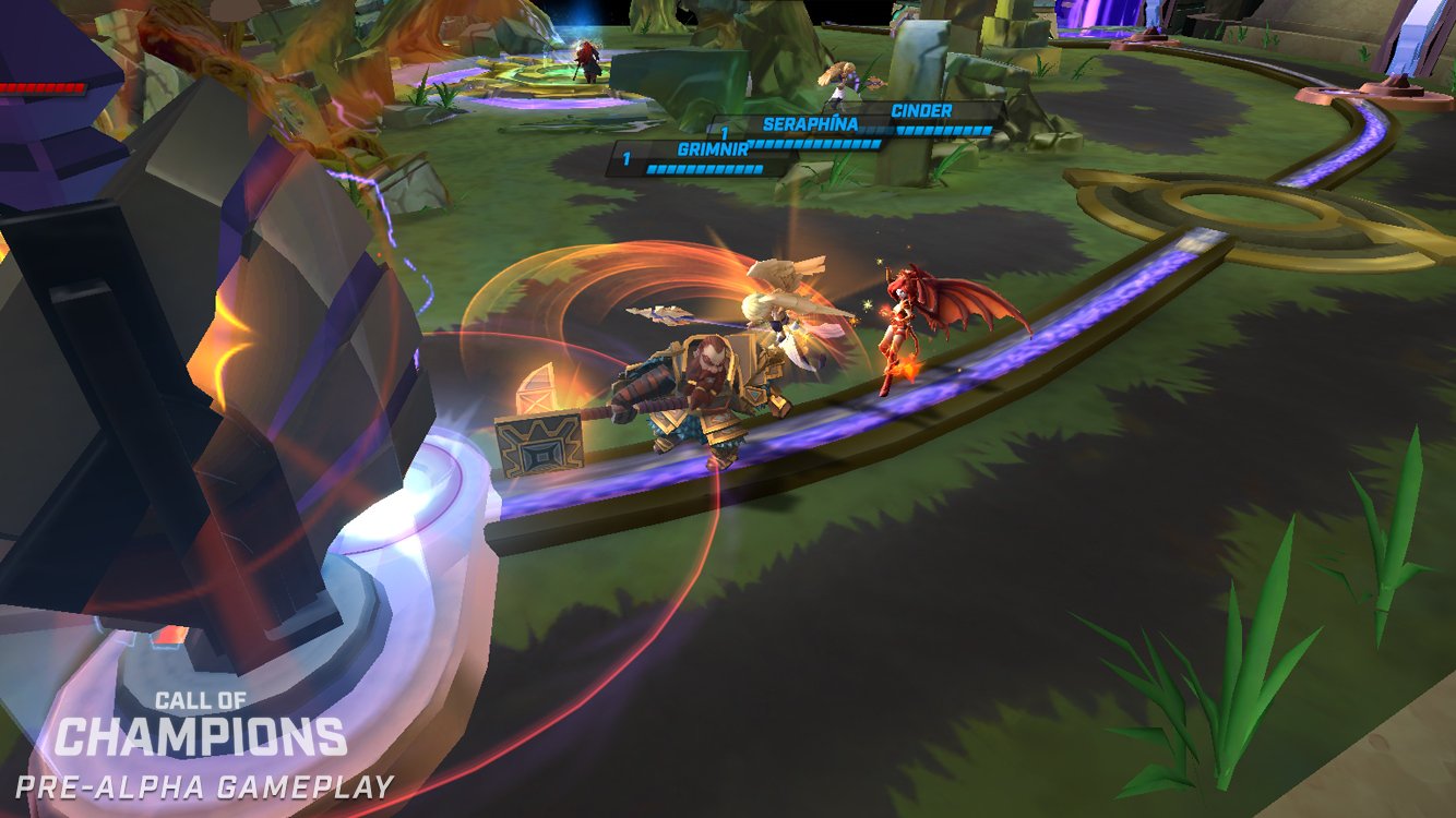 Скриншот из игры Call of Champions - 2