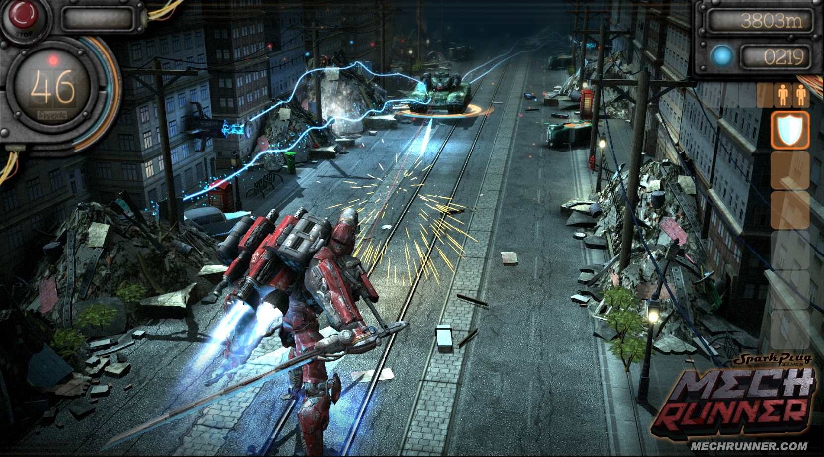 Скриншот из игры MechRunner - 1