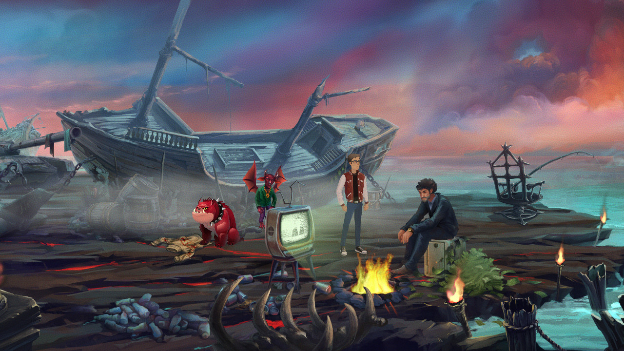 Скриншот из игры Angelo and Deemon: One Hell of a Quest - 1