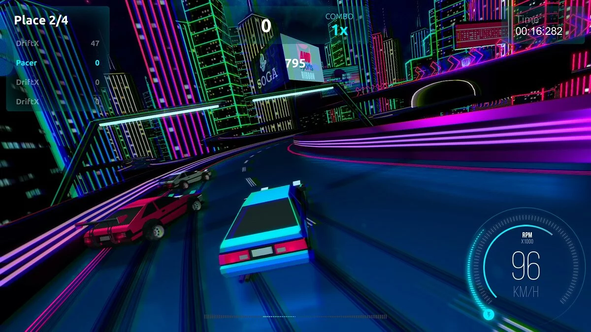 Скриншот из игры Driftpunk Racer - 6