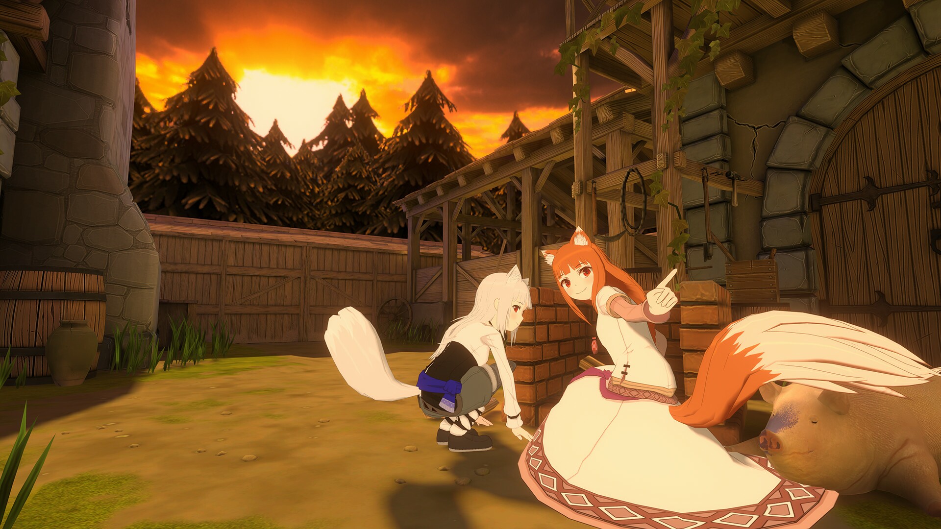 Скриншот из игры Spice&Wolf VR2 - 5