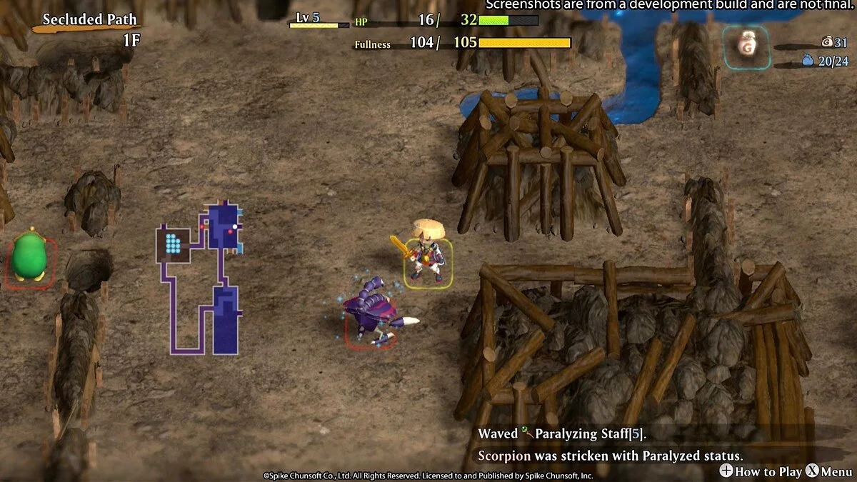 Скриншот из игры Shiren the Wanderer: The Mystery Dungeon of Serpentcoil Island - 25