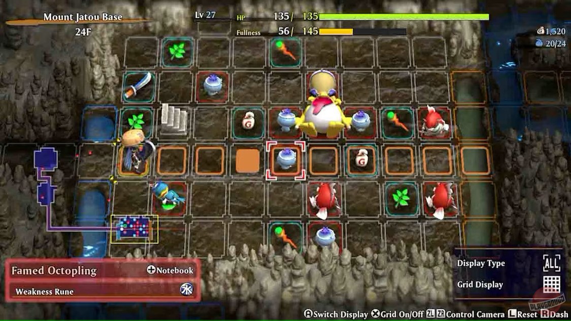 Скриншот из игры Shiren the Wanderer: The Mystery Dungeon of Serpentcoil Island - 24