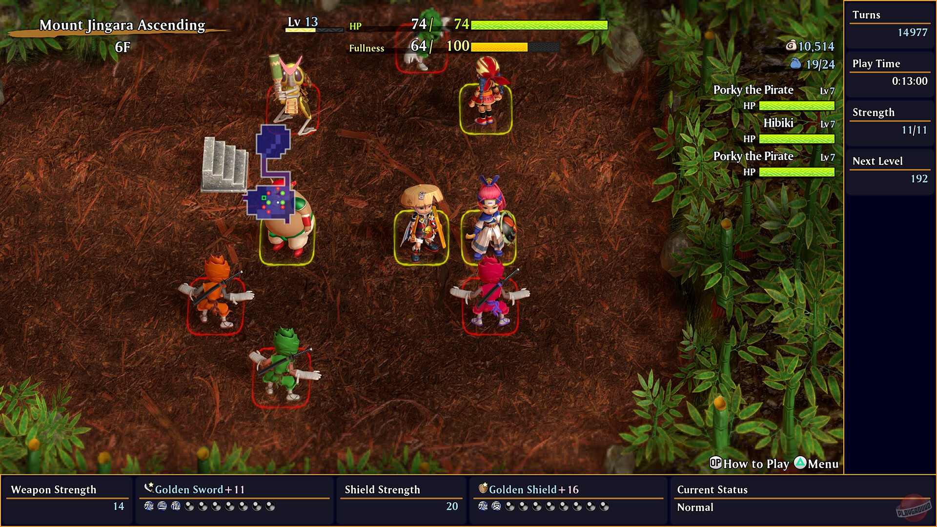 Скриншот из игры Shiren the Wanderer: The Mystery Dungeon of Serpentcoil Island - 23