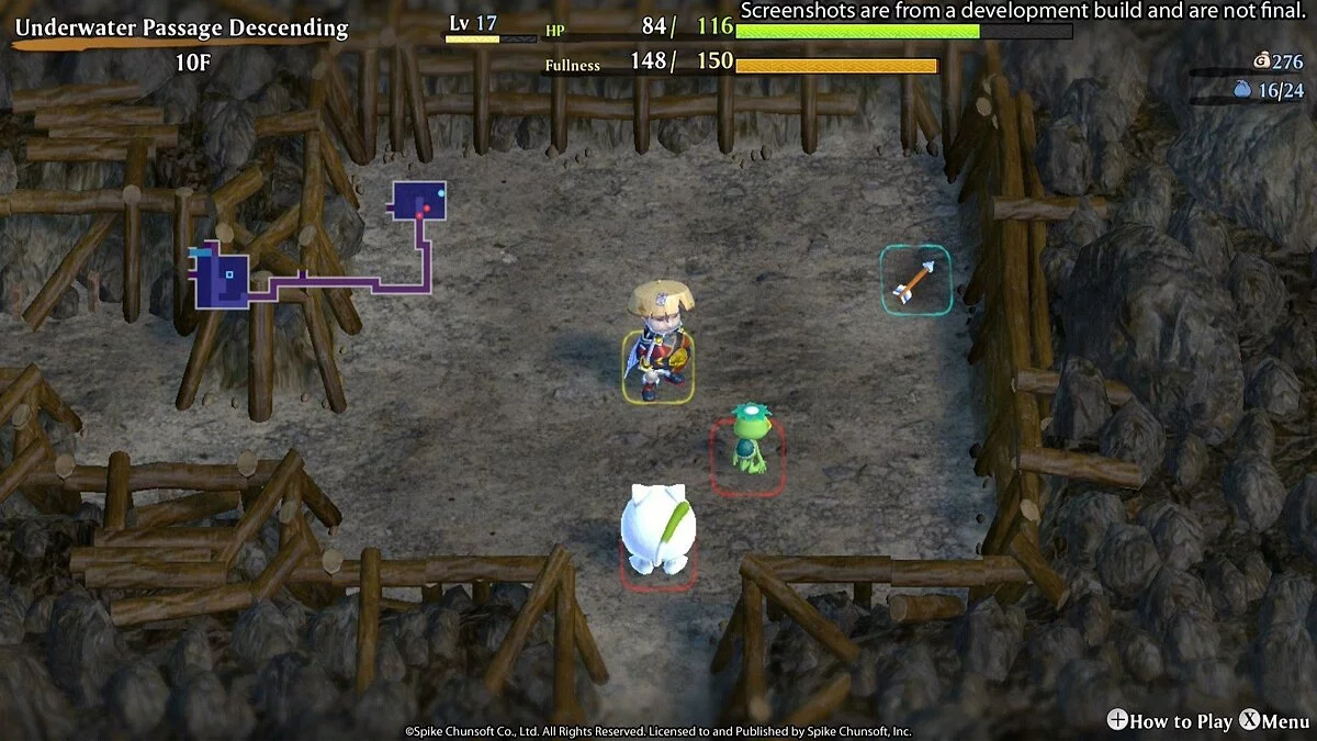Скриншот из игры Shiren the Wanderer: The Mystery Dungeon of Serpentcoil Island - 2