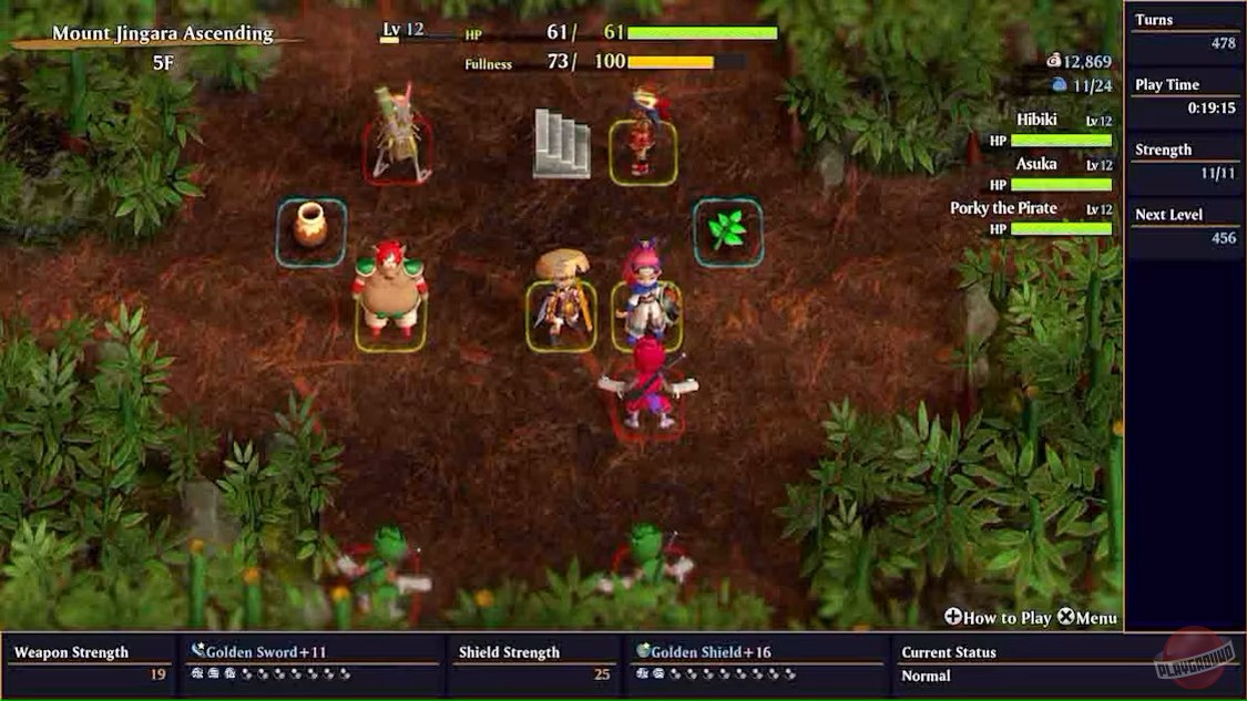 Скриншот из игры Shiren the Wanderer: The Mystery Dungeon of Serpentcoil Island - 7