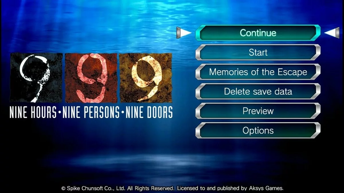 Скриншот из игры Zero Escape: The Nonary Games - 38
