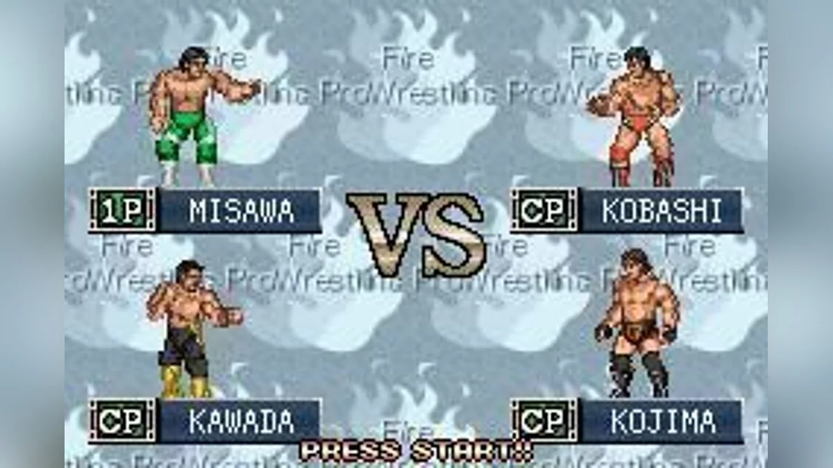 Скриншот из игры Fire Pro Wrestling 2 - 3