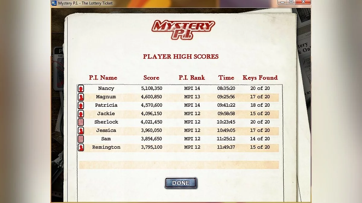 Скриншот из игры Mystery P.I. - The Lottery Ticket - 17