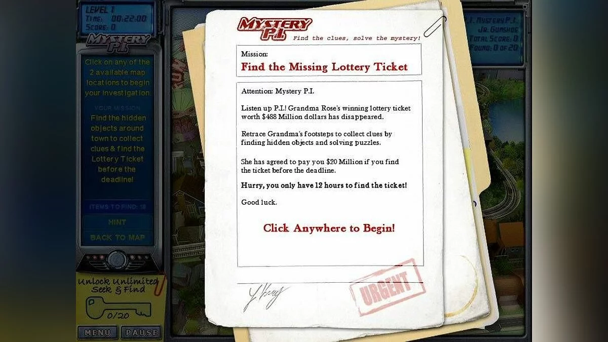 Скриншот из игры Mystery P.I. - The Lottery Ticket - 20