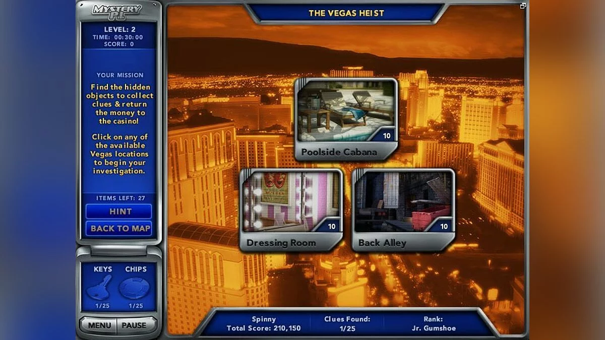 Скриншот из игры Mystery P.I.: The Vegas Heist - 23
