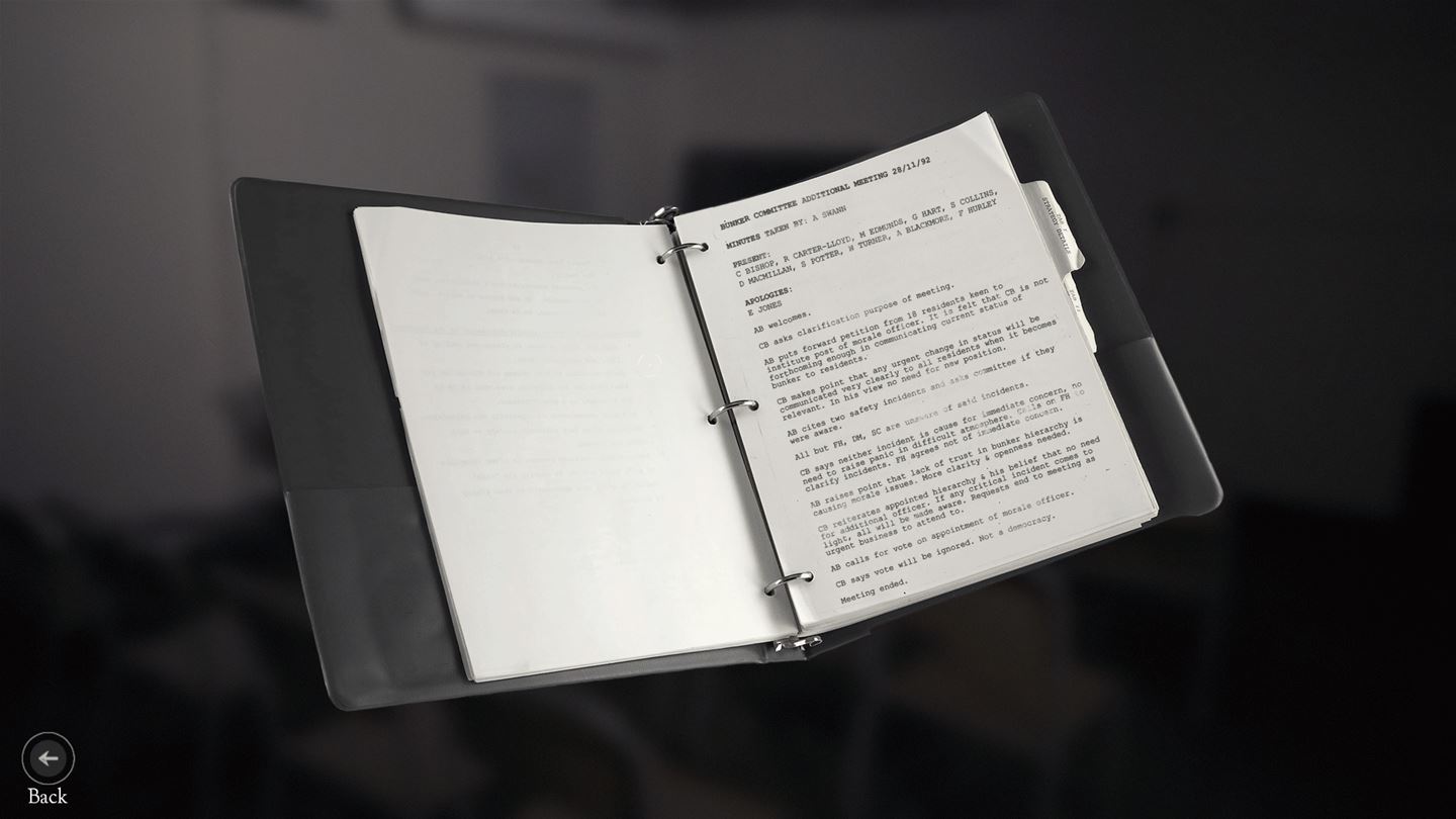 Скриншот из игры The Bunker - 67