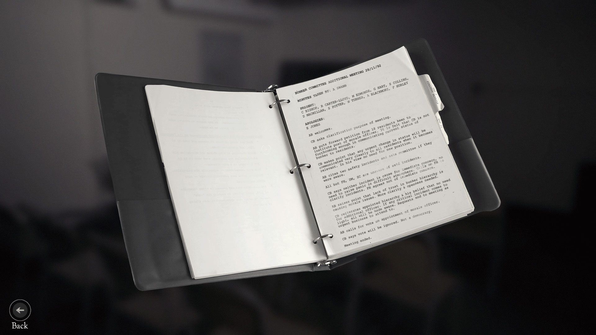 Скриншот из игры The Bunker - 70