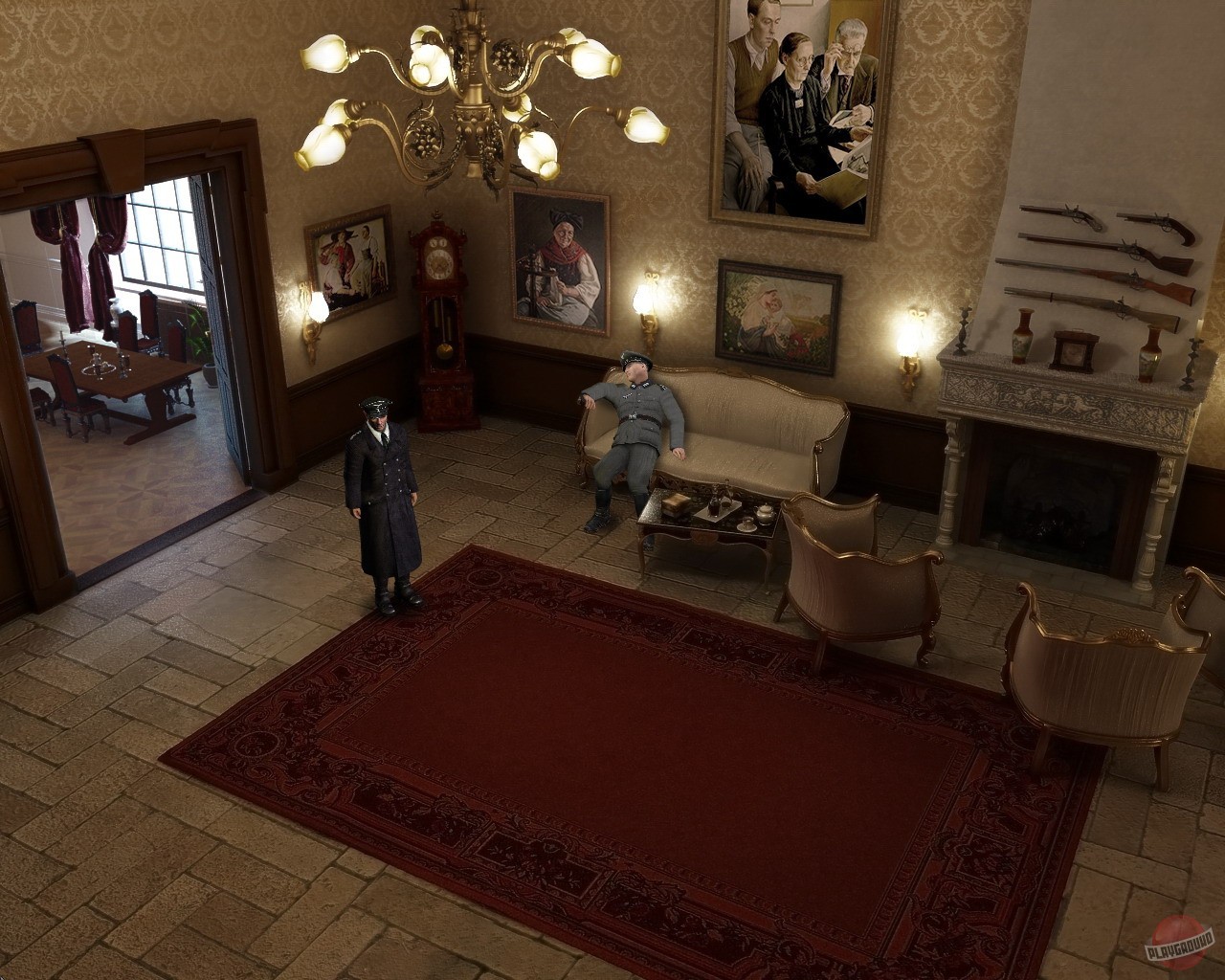 Скриншот из игры Архивы НКВД: Охота на фюрера. Операция "Бункер" - 1