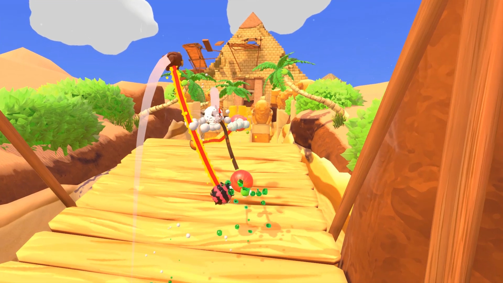 Скриншот из игры Fling to the Finish - 14
