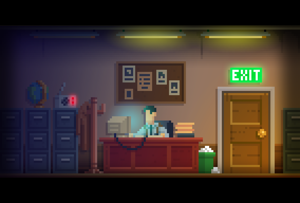 Скриншот из игры The Darkside Detective - 13