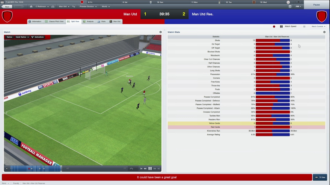 Скриншот из игры Football Manager 2012 - 37