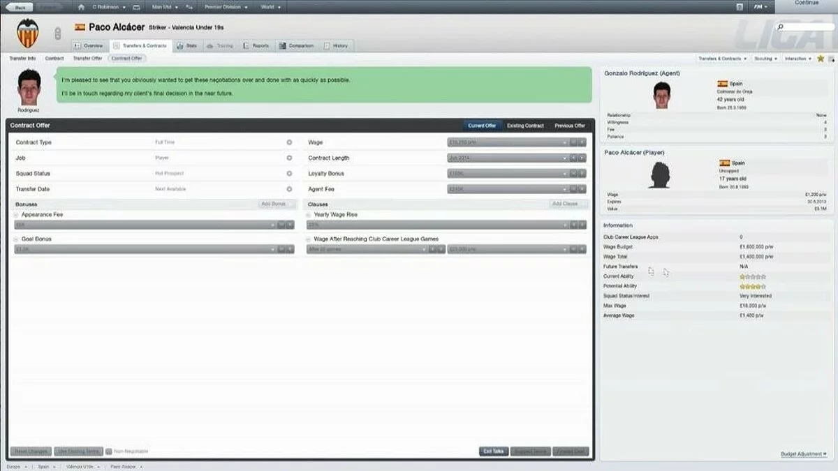 Скриншот из игры Football Manager 2012 - 53
