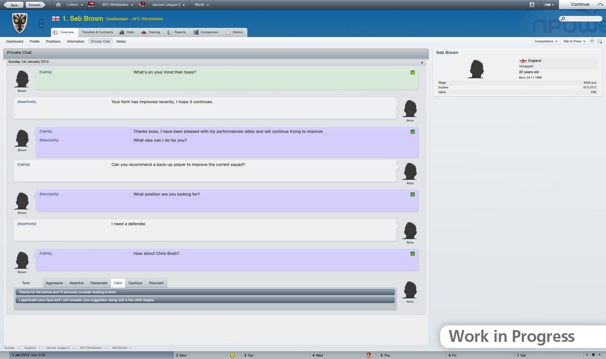Скриншот из игры Football Manager 2012 - 9