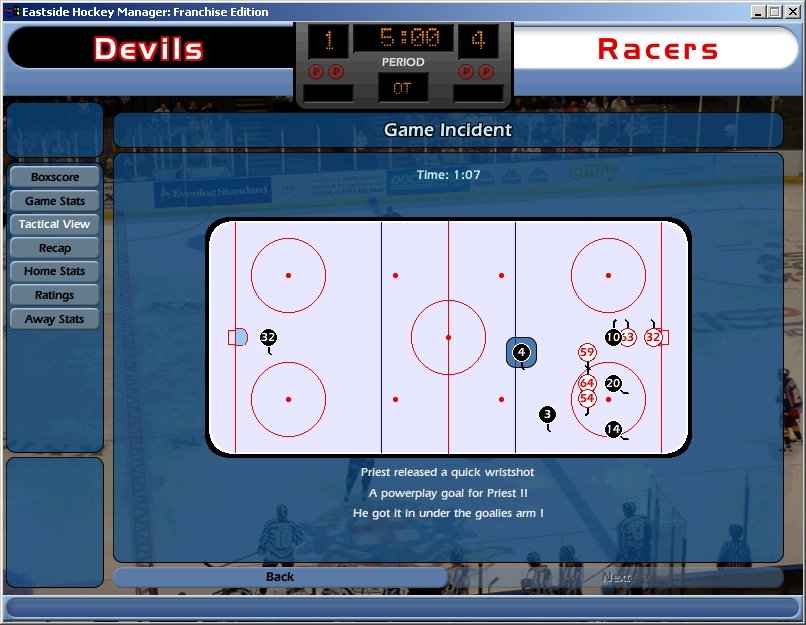 Скриншот из игры NHL Eastside Hockey Manager - 15