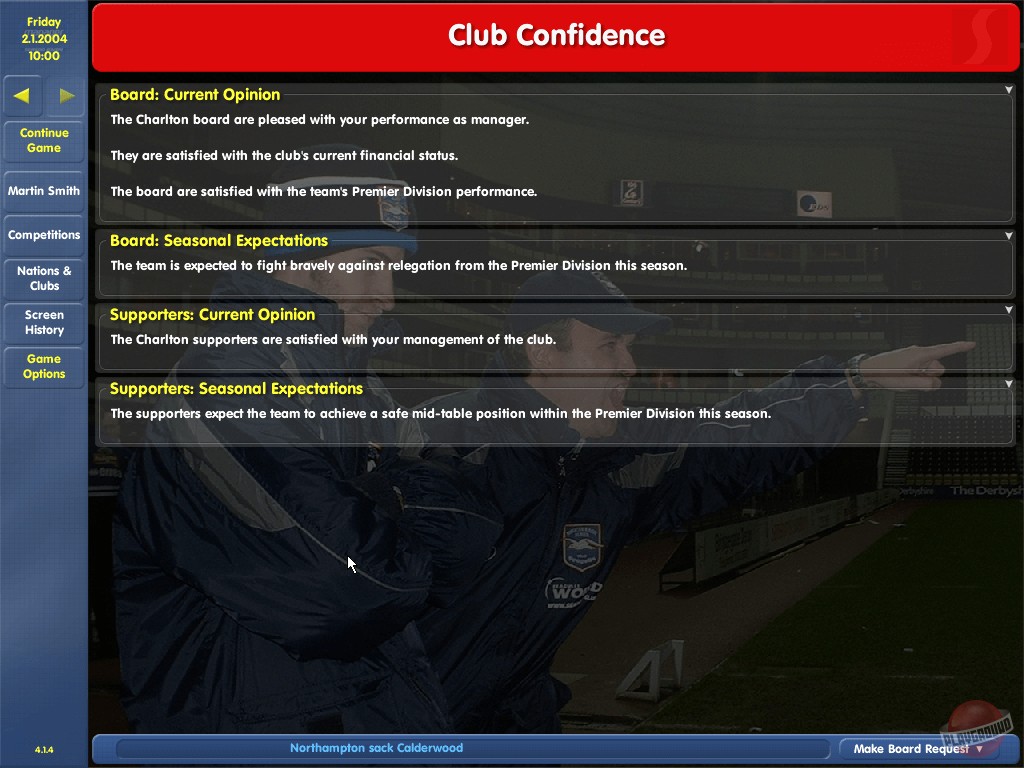 Скриншот из игры Championship Manager 03-04 - 3