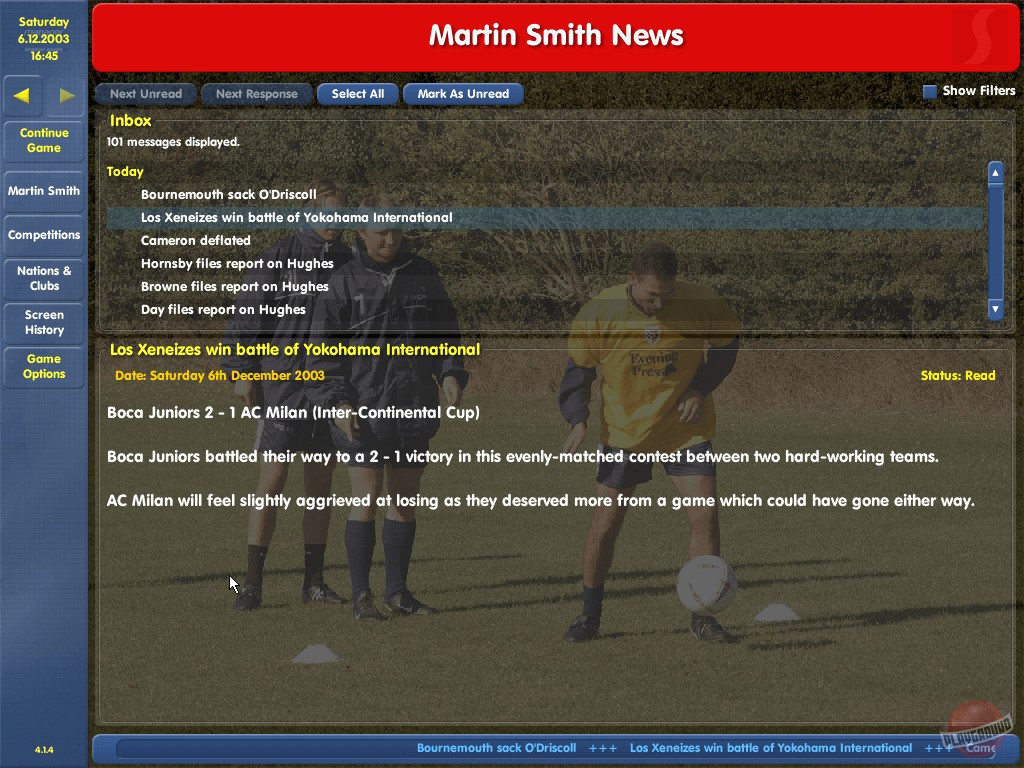 Скриншот из игры Championship Manager 03-04 - 9