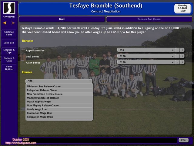 Скриншот из игры Championship Manager 4 - 1