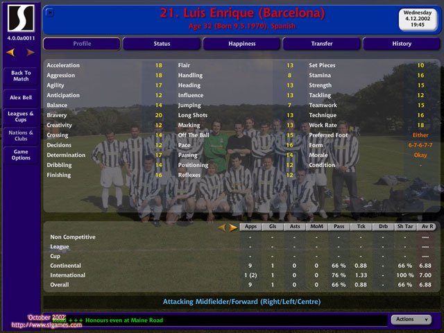 Скриншот из игры Championship Manager 4 - 57
