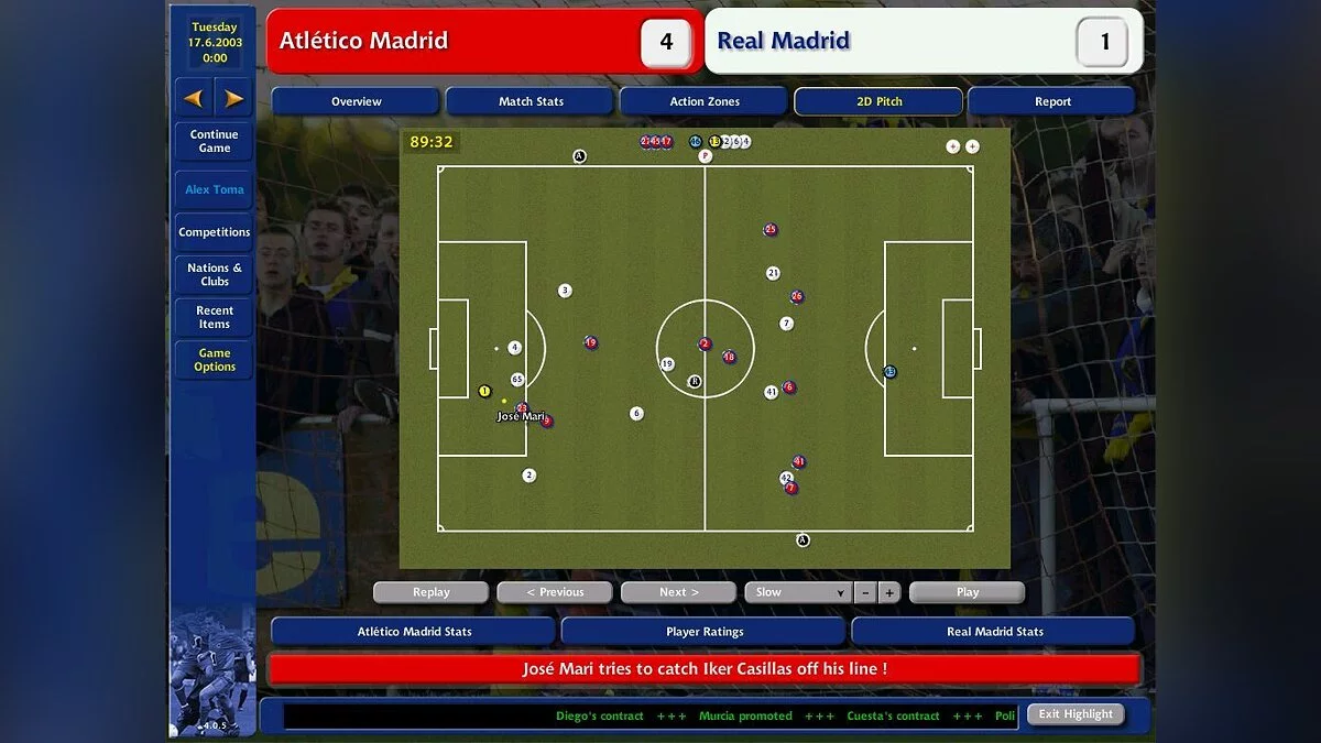 Скриншот из игры Championship Manager 4 - 19