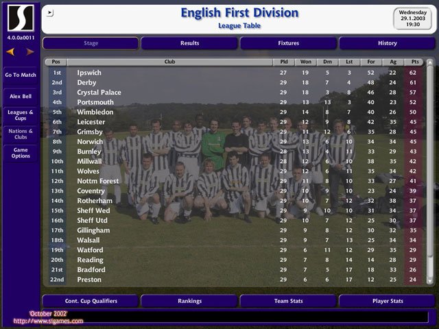 Скриншот из игры Championship Manager 4 - 64