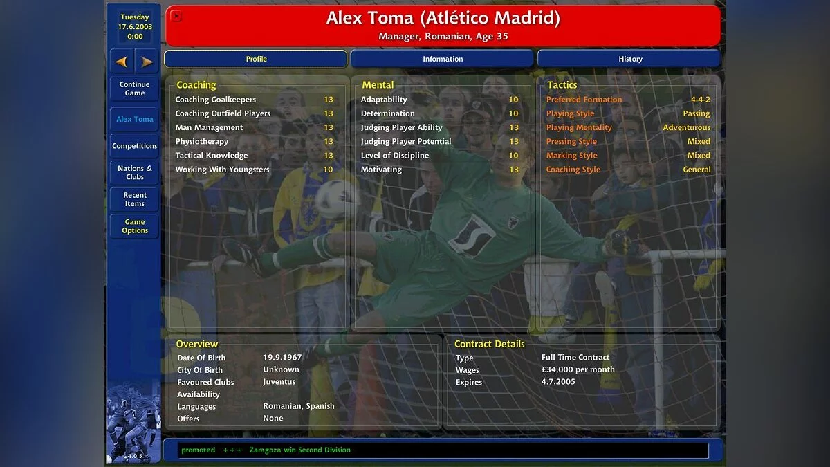 Скриншот из игры Championship Manager 4 - 5