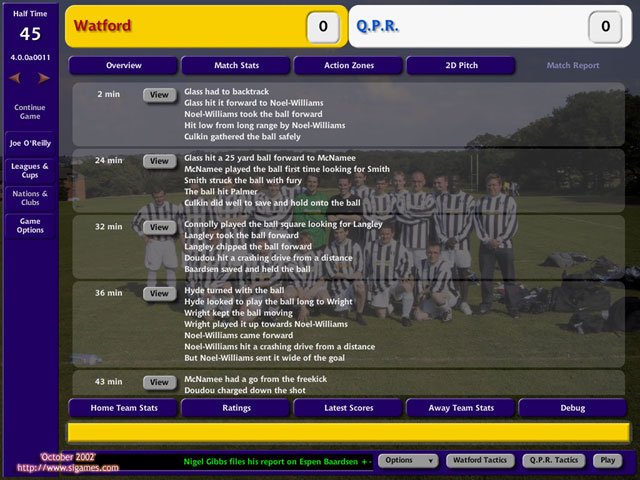 Скриншот из игры Championship Manager 4 - 49
