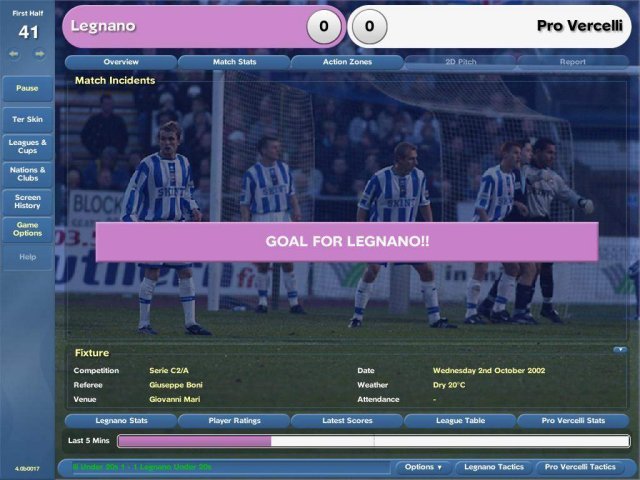 Скриншот из игры Championship Manager 4 - 18