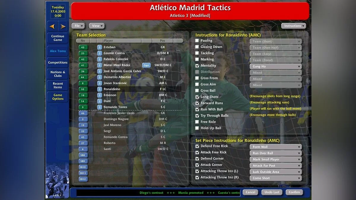 Скриншот из игры Championship Manager 4 - 24